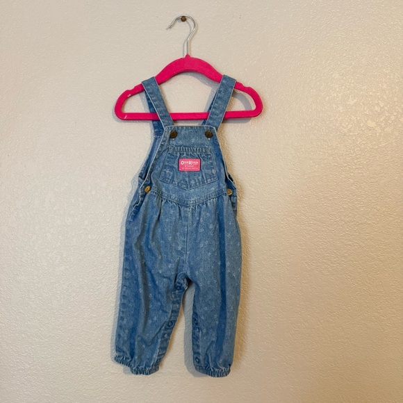 OshKosh B'gosh Other - OshKosh B'Gosh Vintage‎ Floral Overalls
